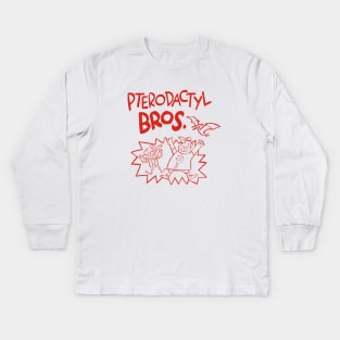 Gravity Falls - Pterodactyl Bros Kids Long Sleeve T-Shirt
